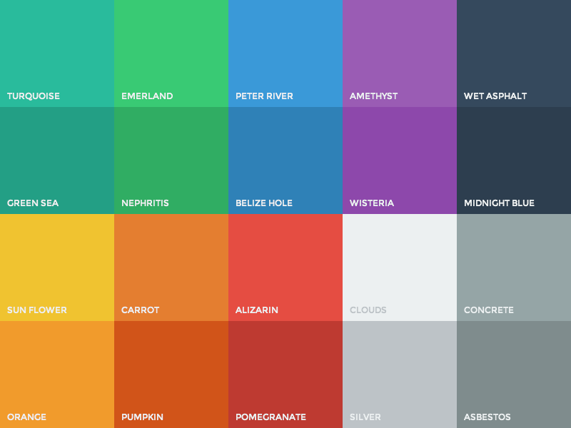 Flat UI Colors (20130503)